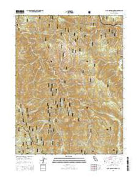 Blue Nose Mountain California Current topographic map, 1:24000 scale, 7.5 X 7.5 Minute, Year 2015