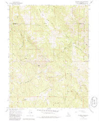 Bluenose Ridge California Historical topographic map, 1:24000 scale, 7.5 X 7.5 Minute, Year 1967