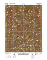 Bluenose Ridge California Historical topographic map, 1:24000 scale, 7.5 X 7.5 Minute, Year 2012