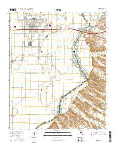 Blythe California Current topographic map, 1:24000 scale, 7.5 X 7.5 Minute, Year 2015
