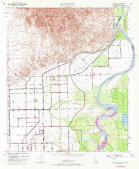 Blythe NE California Historical topographic map, 1:24000 scale, 7.5 X 7.5 Minute, Year 1951