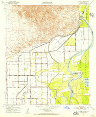 Blythe NE California Historical topographic map, 1:24000 scale, 7.5 X 7.5 Minute, Year 1951
