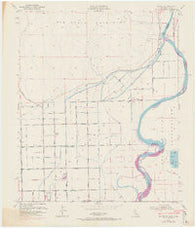 Blythe NE California Historical topographic map, 1:24000 scale, 7.5 X 7.5 Minute, Year 1951
