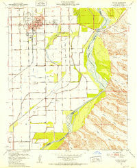 Blythe California Historical topographic map, 1:24000 scale, 7.5 X 7.5 Minute, Year 1951