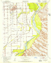 Blythe California Historical topographic map, 1:24000 scale, 7.5 X 7.5 Minute, Year 1951