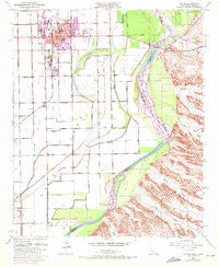 Blythe California Historical topographic map, 1:24000 scale, 7.5 X 7.5 Minute, Year 1951