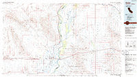 Blythe California Historical topographic map, 1:100000 scale, 30 X 60 Minute, Year 1986