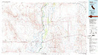 Blythe California Historical topographic map, 1:100000 scale, 30 X 60 Minute, Year 1986