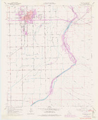 Blythe California Historical topographic map, 1:24000 scale, 7.5 X 7.5 Minute, Year 1951
