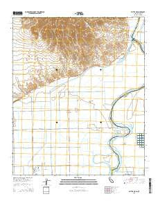 Blythe NE California Current topographic map, 1:24000 scale, 7.5 X 7.5 Minute, Year 2015