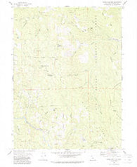 Board Camp Mountain California Historical topographic map, 1:24000 scale, 7.5 X 7.5 Minute, Year 1977