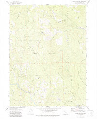Board Camp Mountain California Historical topographic map, 1:24000 scale, 7.5 X 7.5 Minute, Year 1977