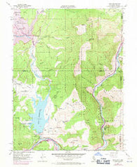 Boca California Historical topographic map, 1:24000 scale, 7.5 X 7.5 Minute, Year 1955