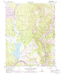 Boca California Historical topographic map, 1:24000 scale, 7.5 X 7.5 Minute, Year 1955