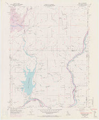 Boca California Historical topographic map, 1:24000 scale, 7.5 X 7.5 Minute, Year 1955