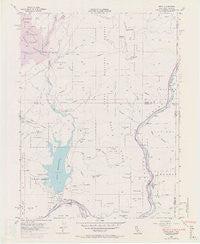 Boca California Historical topographic map, 1:24000 scale, 7.5 X 7.5 Minute, Year 1955