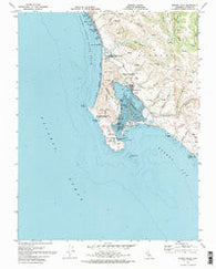 Bodega Head California Historical topographic map, 1:24000 scale, 7.5 X 7.5 Minute, Year 1972