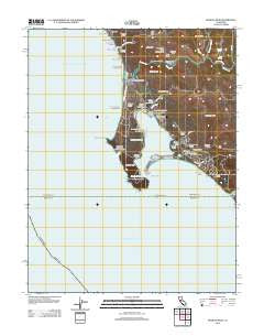 Bodega Head California Historical topographic map, 1:24000 scale, 7.5 X 7.5 Minute, Year 2012