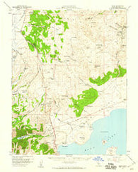 Bodie California Historical topographic map, 1:62500 scale, 15 X 15 Minute, Year 1958