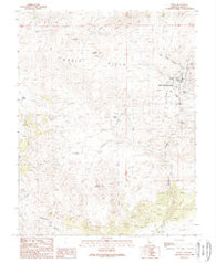 Bodie California Historical topographic map, 1:24000 scale, 7.5 X 7.5 Minute, Year 1989