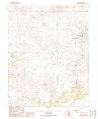 Bodie California Historical topographic map, 1:24000 scale, 7.5 X 7.5 Minute, Year 1989