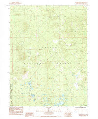 Bogard Buttes California Historical topographic map, 1:24000 scale, 7.5 X 7.5 Minute, Year 1983