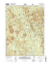 Bogard Buttes California Current topographic map, 1:24000 scale, 7.5 X 7.5 Minute, Year 2015