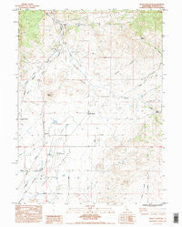 Bogus Mountain California Historical topographic map, 1:24000 scale, 7.5 X 7.5 Minute, Year 1984