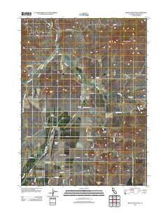 Bogus Mountain California Historical topographic map, 1:24000 scale, 7.5 X 7.5 Minute, Year 2012