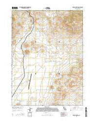 Bogus Mountain California Current topographic map, 1:24000 scale, 7.5 X 7.5 Minute, Year 2015