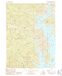 Bohemotash Mountain California Historical topographic map, 1:24000 scale, 7.5 X 7.5 Minute, Year 1990