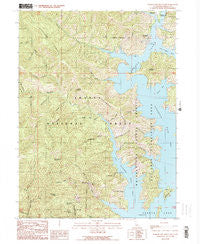 Bohemotash Mountain California Historical topographic map, 1:24000 scale, 7.5 X 7.5 Minute, Year 1990