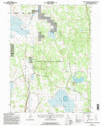 Boles Meadow East California Historical topographic map, 1:24000 scale, 7.5 X 7.5 Minute, Year 1993