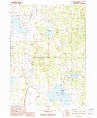 Boles Meadow East California Historical topographic map, 1:24000 scale, 7.5 X 7.5 Minute, Year 1990