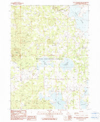 Boles Meadow West California Historical topographic map, 1:24000 scale, 7.5 X 7.5 Minute, Year 1990