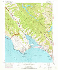 Bolinas California Historical topographic map, 1:24000 scale, 7.5 X 7.5 Minute, Year 1954