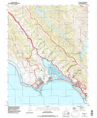 Bolinas California Historical topographic map, 1:24000 scale, 7.5 X 7.5 Minute, Year 1993