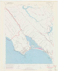 Bolinas California Historical topographic map, 1:24000 scale, 7.5 X 7.5 Minute, Year 1954
