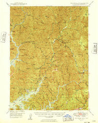 Bollibokka Mtn California Historical topographic map, 1:62500 scale, 15 X 15 Minute, Year 1949