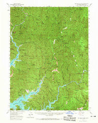 Bollibokka Mtn California Historical topographic map, 1:62500 scale, 15 X 15 Minute, Year 1957