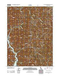 Bollibokka Mountain California Historical topographic map, 1:24000 scale, 7.5 X 7.5 Minute, Year 2012