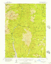 Bonanza King California Historical topographic map, 1:62500 scale, 15 X 15 Minute, Year 1955