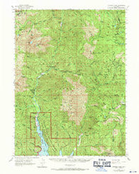 Bonanza King California Historical topographic map, 1:62500 scale, 15 X 15 Minute, Year 1969