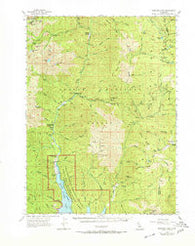 Bonanza King California Historical topographic map, 1:62500 scale, 15 X 15 Minute, Year 1955