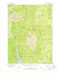 Bonanza King California Historical topographic map, 1:62500 scale, 15 X 15 Minute, Year 1955
