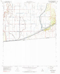 Bonds Corner California Historical topographic map, 1:24000 scale, 7.5 X 7.5 Minute, Year 1957