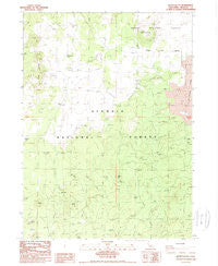 Bonita Butte California Historical topographic map, 1:24000 scale, 7.5 X 7.5 Minute, Year 1988