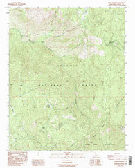 Bonita Meadows California Historical topographic map, 1:24000 scale, 7.5 X 7.5 Minute, Year 1987