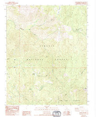 Bonita Meadows California Historical topographic map, 1:24000 scale, 7.5 X 7.5 Minute, Year 1987