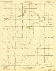 Bonita Ranch California Historical topographic map, 1:24000 scale, 7.5 X 7.5 Minute, Year 1947